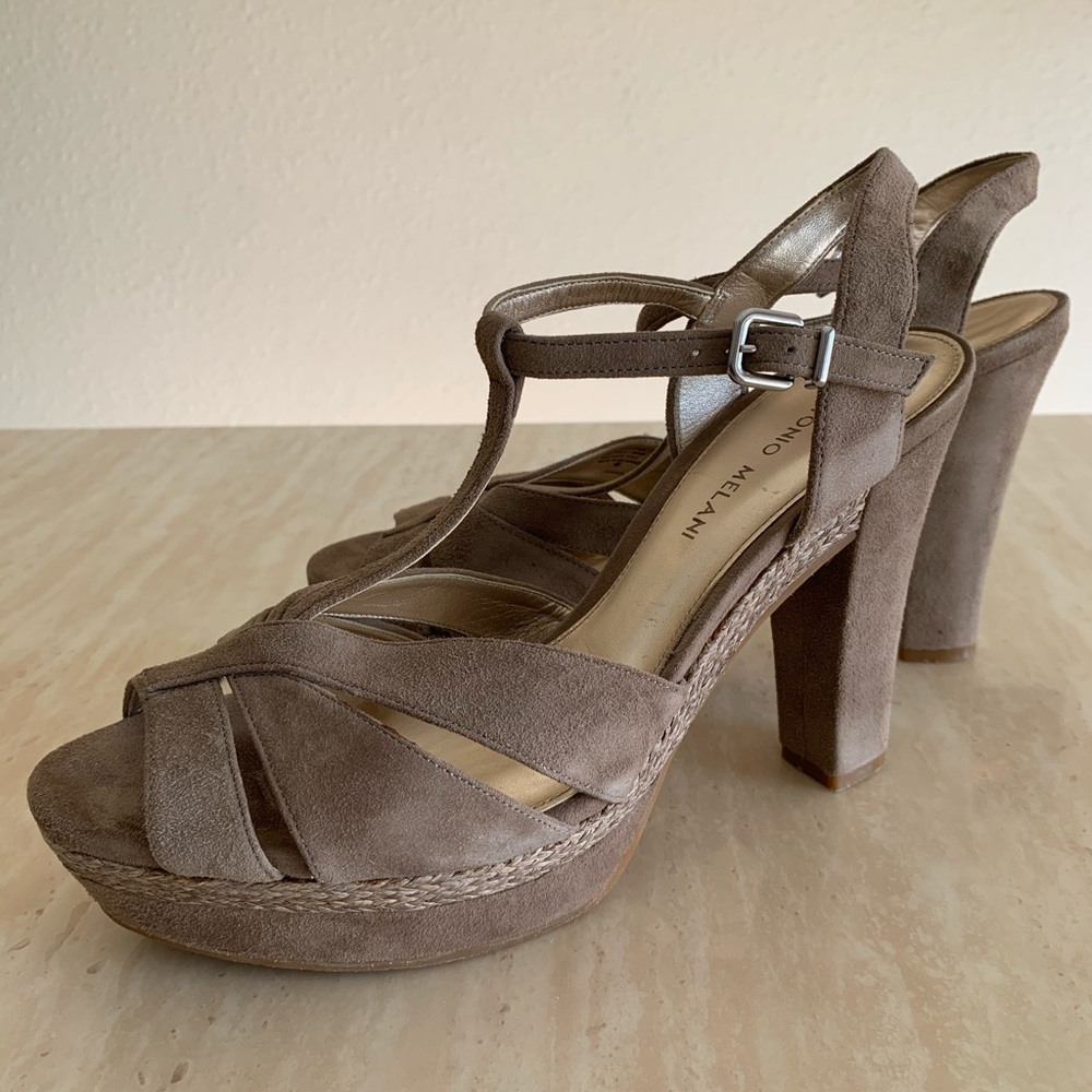 Antonio Melani Bianca Mink Taupe 9.5m Heels